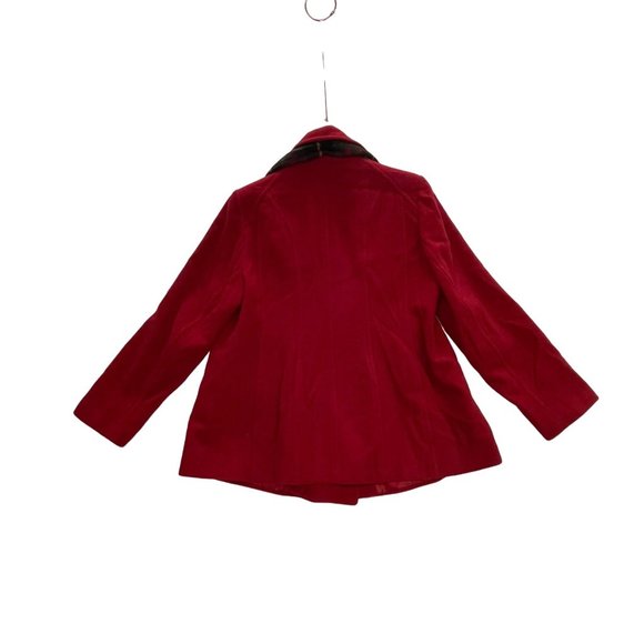 Craft Barrow womens Coat Red size 1X with Scarf New With Tags - Picture 7 of 8